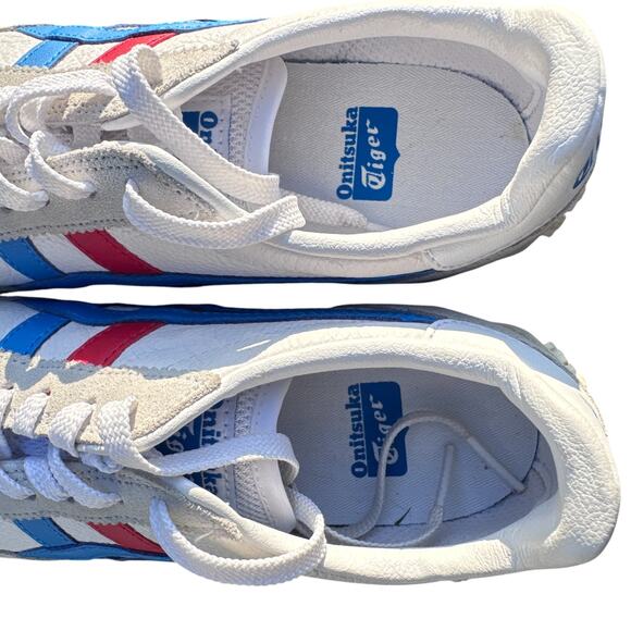 Onitsuka Tiger EDR 76 Womens Shoes Eur 36 US 5.5‎ / 6 White Directoire Blue - Picture 9 of 10
